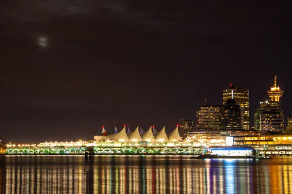 Ванкувер нічне життя — стокове фото