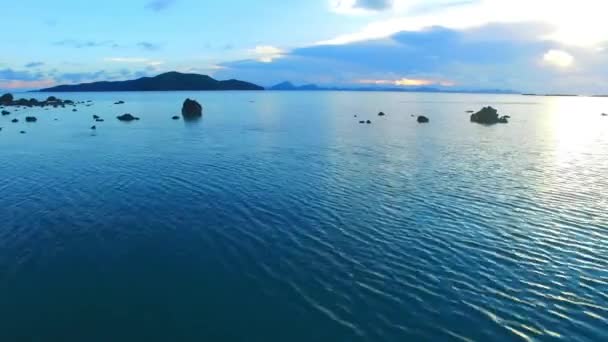 Oceano na Tailândia, Samui — Vídeo de Stock