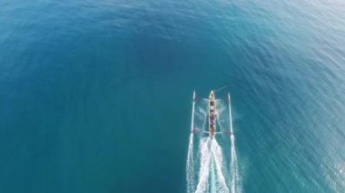 Geleneksel balıkçı tekne Bali