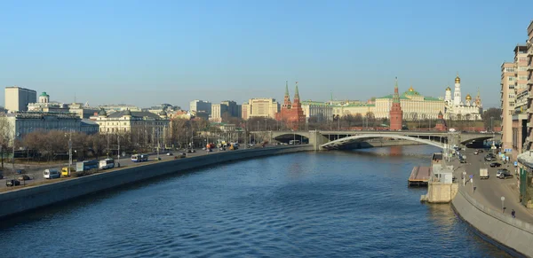 Вид на московський кремль — стокове фото