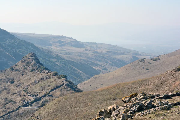 A Golan Hights izraeli nemzeti park Gamla vára — Stock Fotó