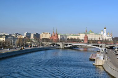 Moskova kremlin görünümünü