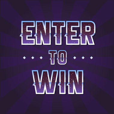 Kazanmak için girin işareti