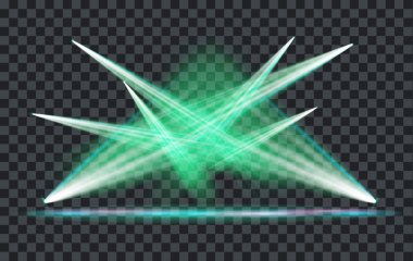 Parlak soyut projektör