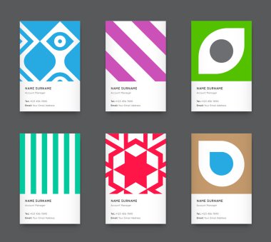 Trendy kartvizit Set