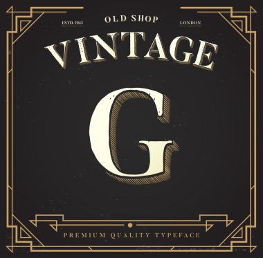 Şık şık arka plan ile mektup