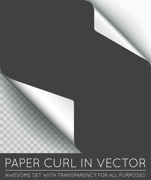 Papierseitenrollen — Stockvektor