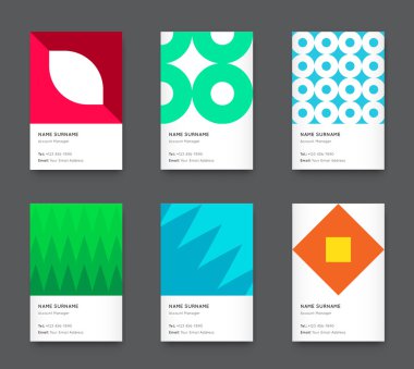 Trendy kartvizit Set