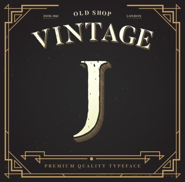 Şık şık arka plan ile mektup