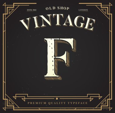 Şık şık arka plan ile mektup