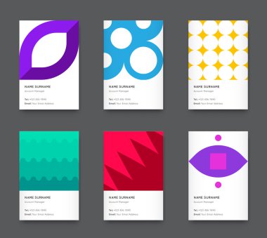 Trendy kartvizit Set