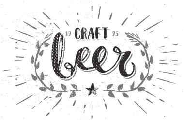 Zanaat bira şablonu