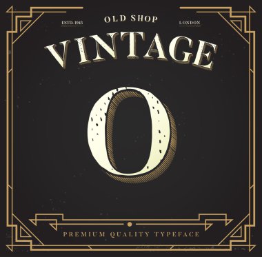 Şık şık arka plan ile mektup