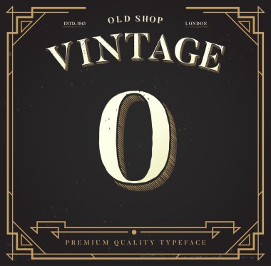 Şık şık arka plan ile sayı