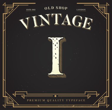 Şık şık arka plan ile mektup