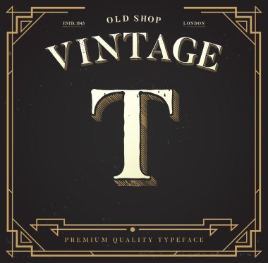 Şık şık arka plan ile mektup