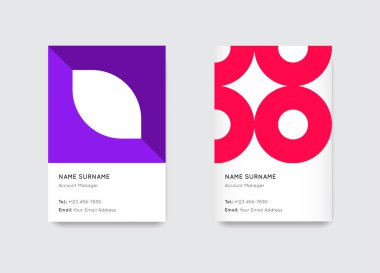 Trendy kartvizit Set