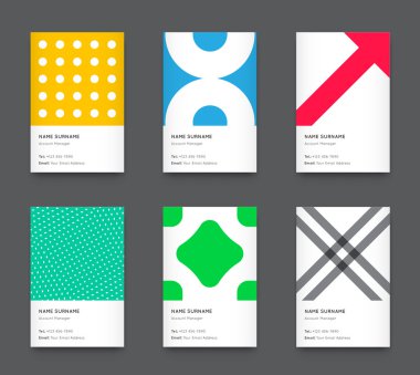 Trendy kartvizit Set