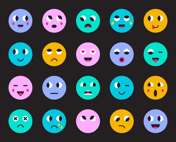 Emoticons simgeler kümesi 