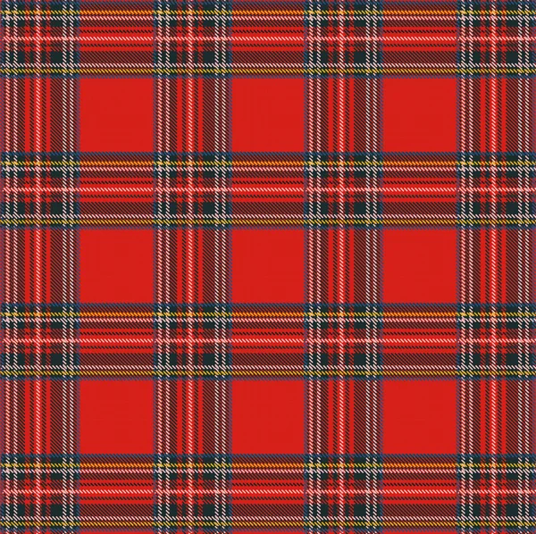 Tartan Plaid Fabric Texture — Stock Vector