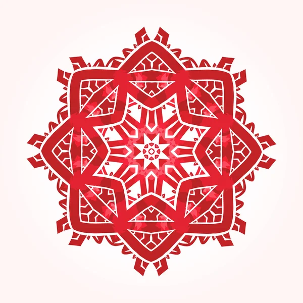 Etnik Psychedelic fraktal Mandala