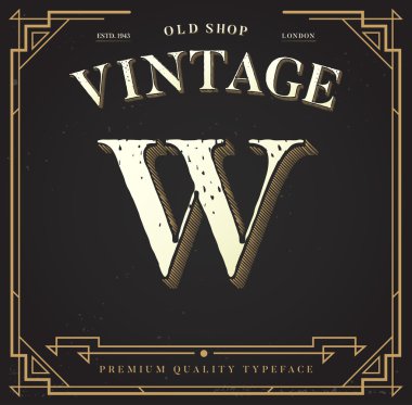 Şık şık arka plan ile mektup