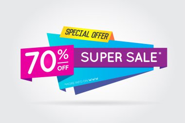 Satışı işareti büyük başlığı 