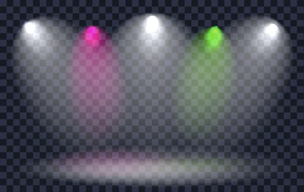 Heldere abstracte Spotlights — Stockvector