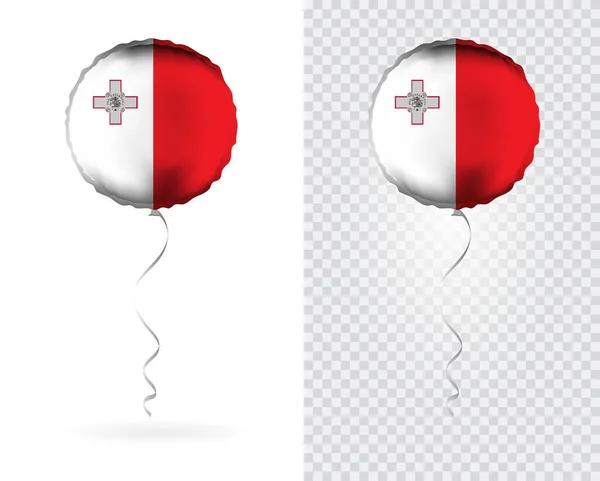 Folienballons Vector Nationalflagge Maltas — Stockvektor