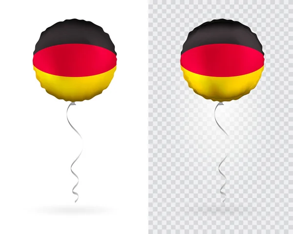 Folie Runde Luftballons Vektor Als Deutschland Nationalflagge — Stockvektor