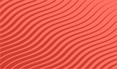 Çapraz Çizgili Coral Moda Renk Arkaplanı. Vektör İllüstrasyonu. 