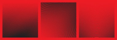 Vektörde Dalga Obliki Yumuşak Çizgiler Dizisi