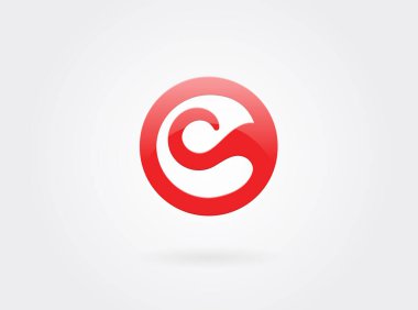 C harfi. İmzala. Dil ya da Dalga Sembolü.