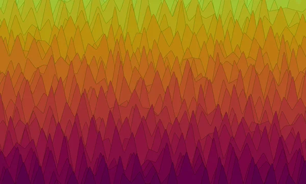 Montañas Abstractas Acantilados Paisaje Fondo Patrón Arco Iris Ondulado Gradiente — Vector de stock