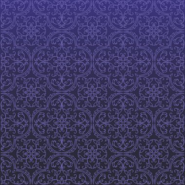 Dikişsiz damask arka plan deseni