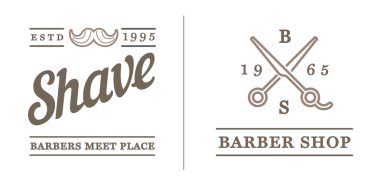 Barber and Shave Shop Elements