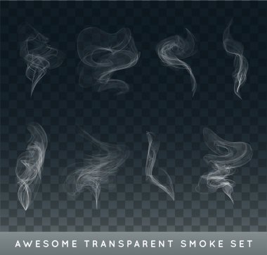 Set gerçekçi sigara dumanı