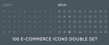 Set of E-Commerce Icons Shopping
