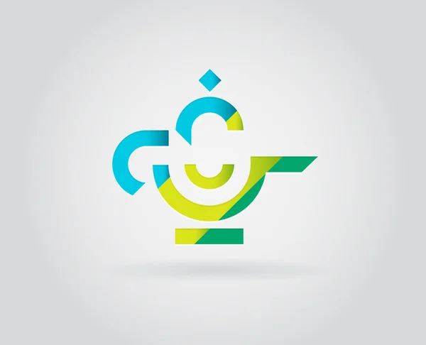 Logo ikon designelement mall — Stock vektor