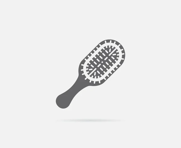Cepillo para el cabello con cojín Icono — Archivo Imágenes Vectoriales