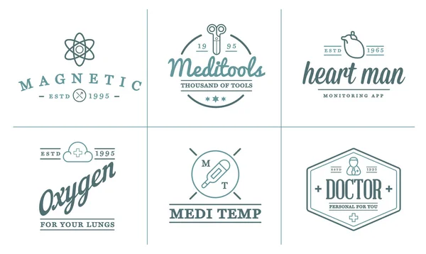 Medicine Health Symbols Icons — Stock Vector