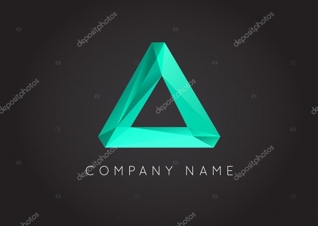 Trendy Crystal Triangulated Gem Logo Element Perfect for Business Geometric Low Polygon Style Visual Identity Vector