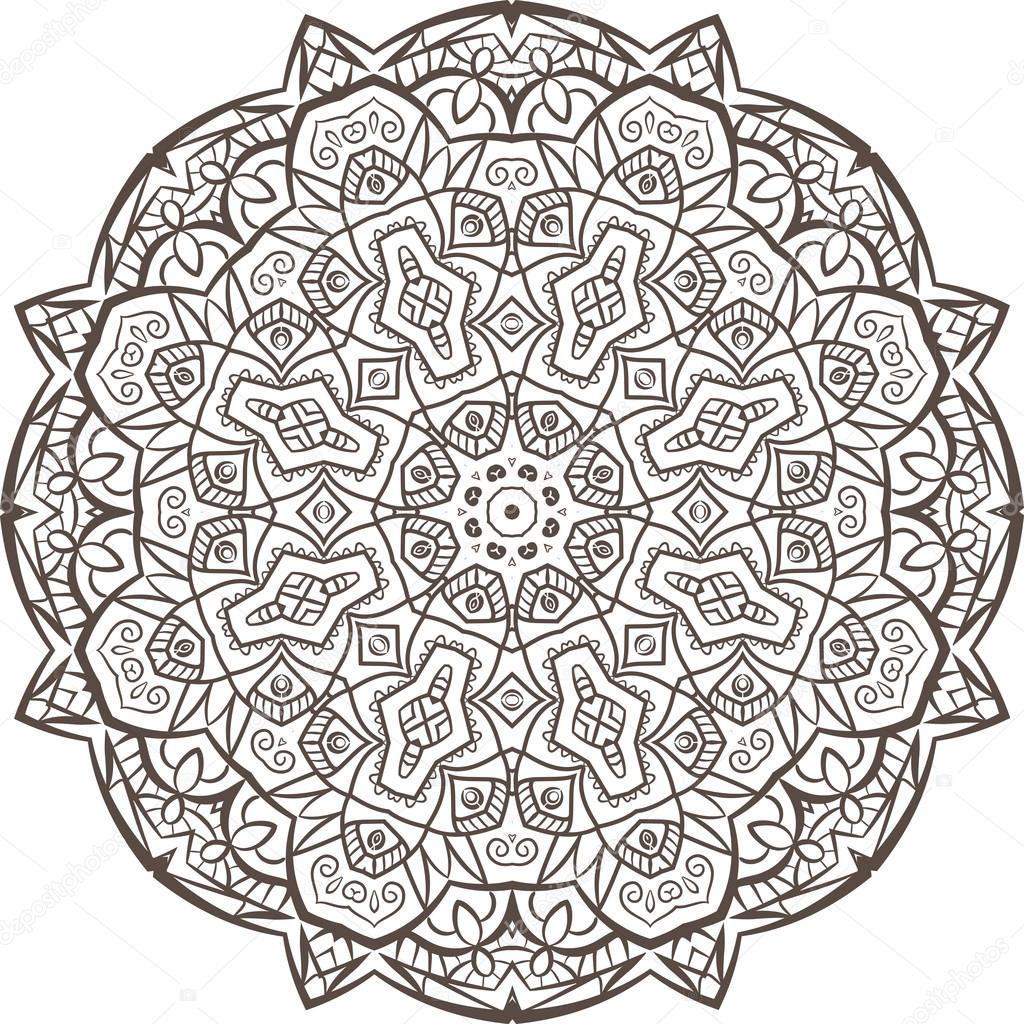 Ethnic Fractal Mandala