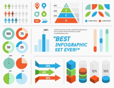 Infographic Modern iş için her türlü
