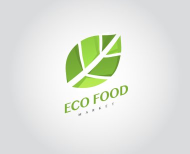 Eco organik sağlık gıda Logo