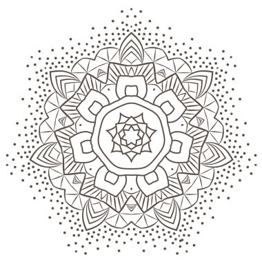 Etnik fraktal Mandala