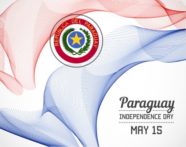 National Day of Paraguay clipart