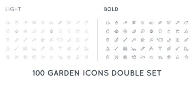 Set of Garden and Farm Elements