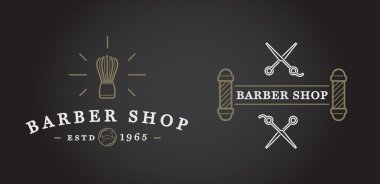 Barber and Shave Shop Elements