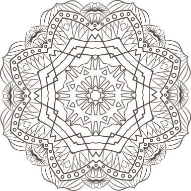 Etnik fraktal Mandala